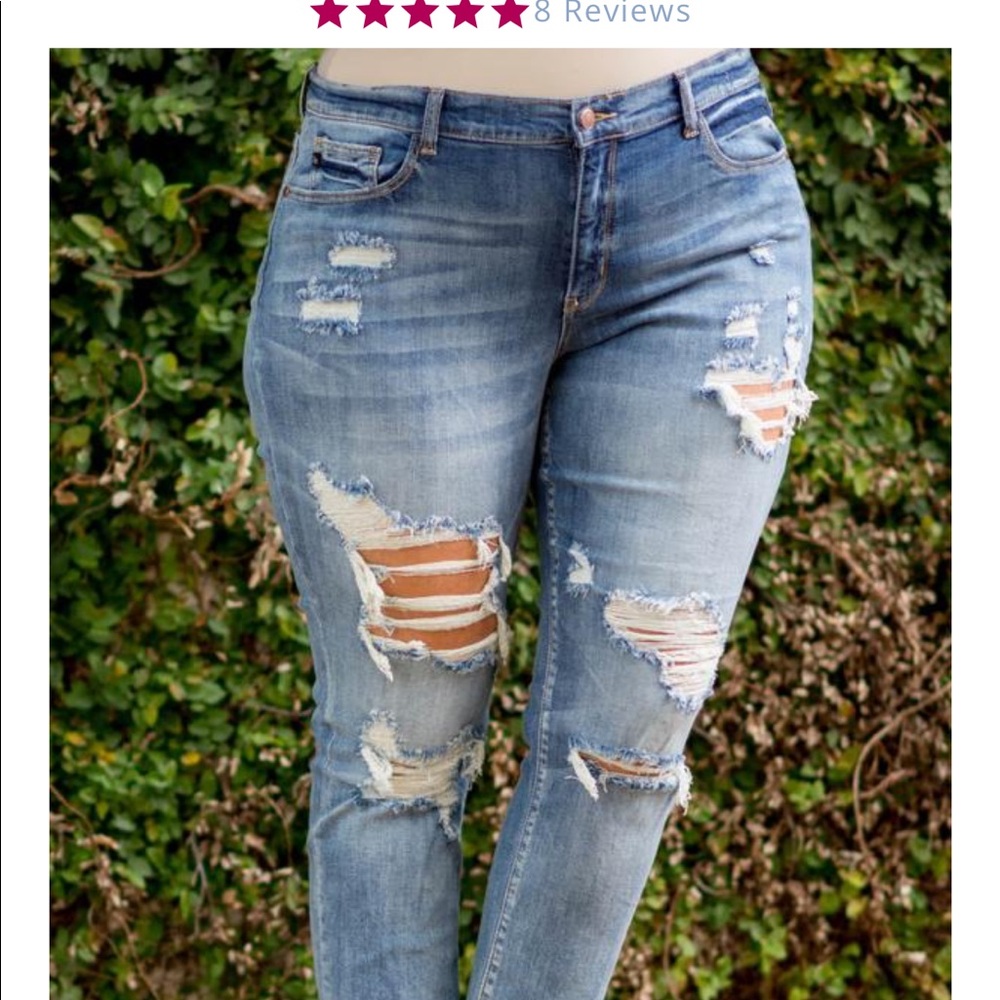 NWOT Go Explore Boyfriend Jeans from Chic Soul 20W